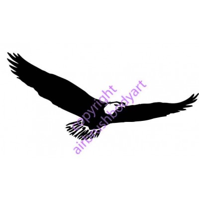0248 eagle reusable stencil